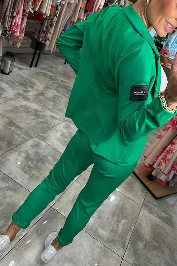 Isabelle | Maatwerk Set met Zachte Blazer en Casual Joggingbroeken