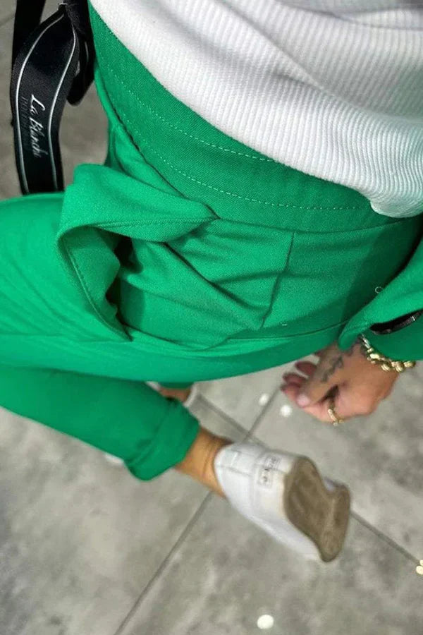 Isabelle | Maatwerk Set met Zachte Blazer en Casual Joggingbroeken